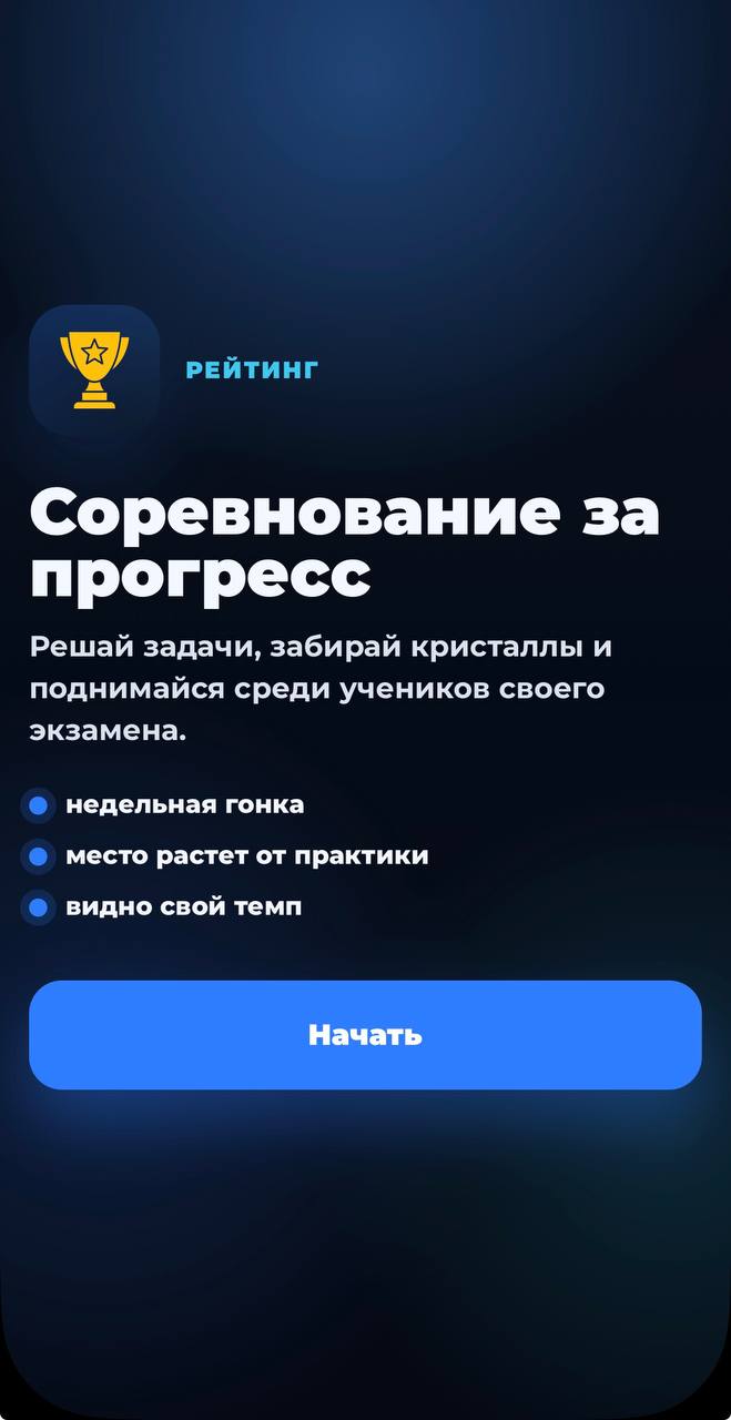 Экран рейтинга учеников в Заппи